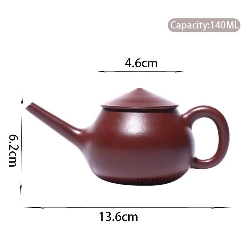 140ml Chinese Yixing Purple Clay Teapots Creative Handmade Tea Pot Beauty Tea Infuser Kettle Household Zisha Tea Set Teaware
140ml Chinese Yixing Purple Clay Teapots Creative Handmade Tea Pot Beauty Tea Infuser Kettle Household Zisha Tea Set Teaware