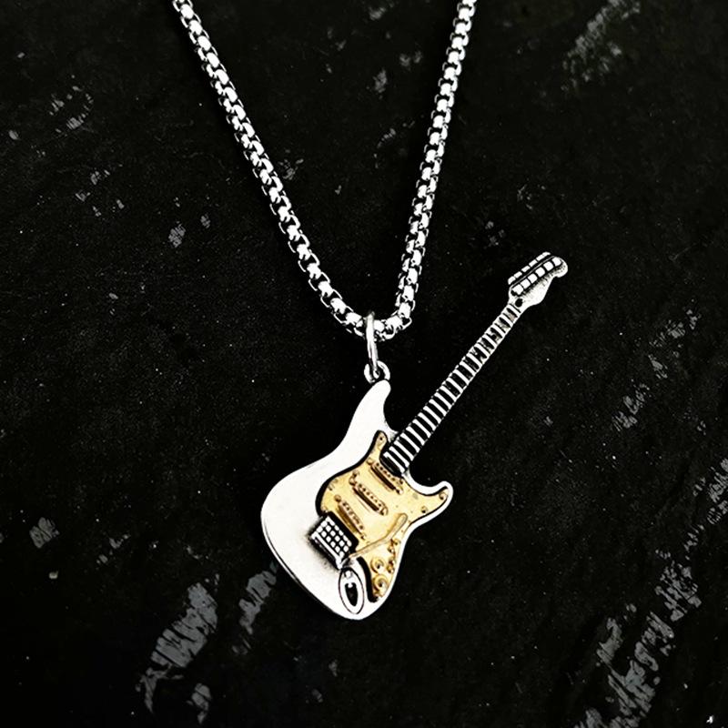 Fashion Electric Guitar Necklace Women Hip Hop Singer Rap Pendant Men Punk Street Rock Party Jewelry Accessories
Fashion Electric Guitar Necklace Women Hip Hop Singer Rap Pendant Men Punk Street Rock Party Jewelry Accessories