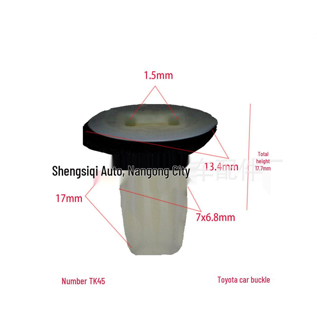 Toyota/Honda Car Rear Trim Panel Clips for Interior Lights and Accessories 10000 pcs
Toyota/Honda Car Rear Trim Panel Clips for Interior Lights and Accessories 10000 pcs