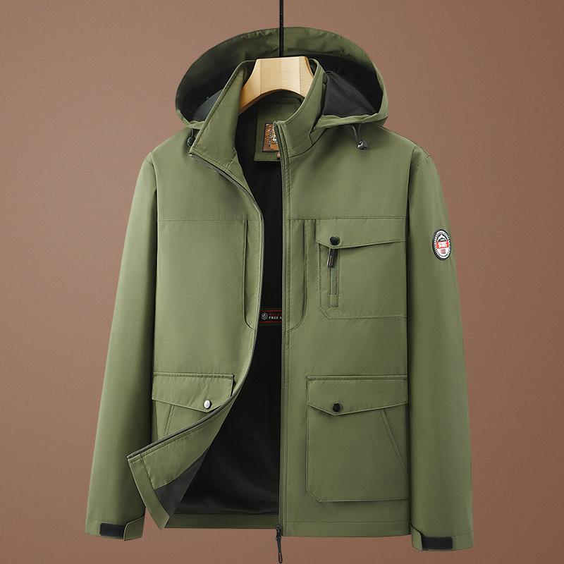 Spring and Autumn Multi-Pocket Men s Hooded Jacket Windproof Work Top Loose Plus Large Size Casual Sports Jacket 6XL
Spring and Autumn Multi-Pocket Men s Hooded Jacket Windproof Work Top Loose Plus Large Size Casual Sports Jacket 6XL