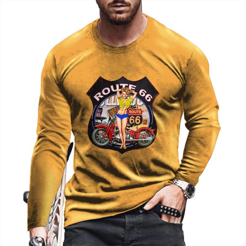 Мужская футболка с длинным рукавом с 3D-цифровой печатью, повседневная модная верхняя одежда, пуловер 5XL
Мужская футболка с длинным рукавом с 3D-цифровой печатью, повседневная модная верхняя одежда, пуловер 5XL