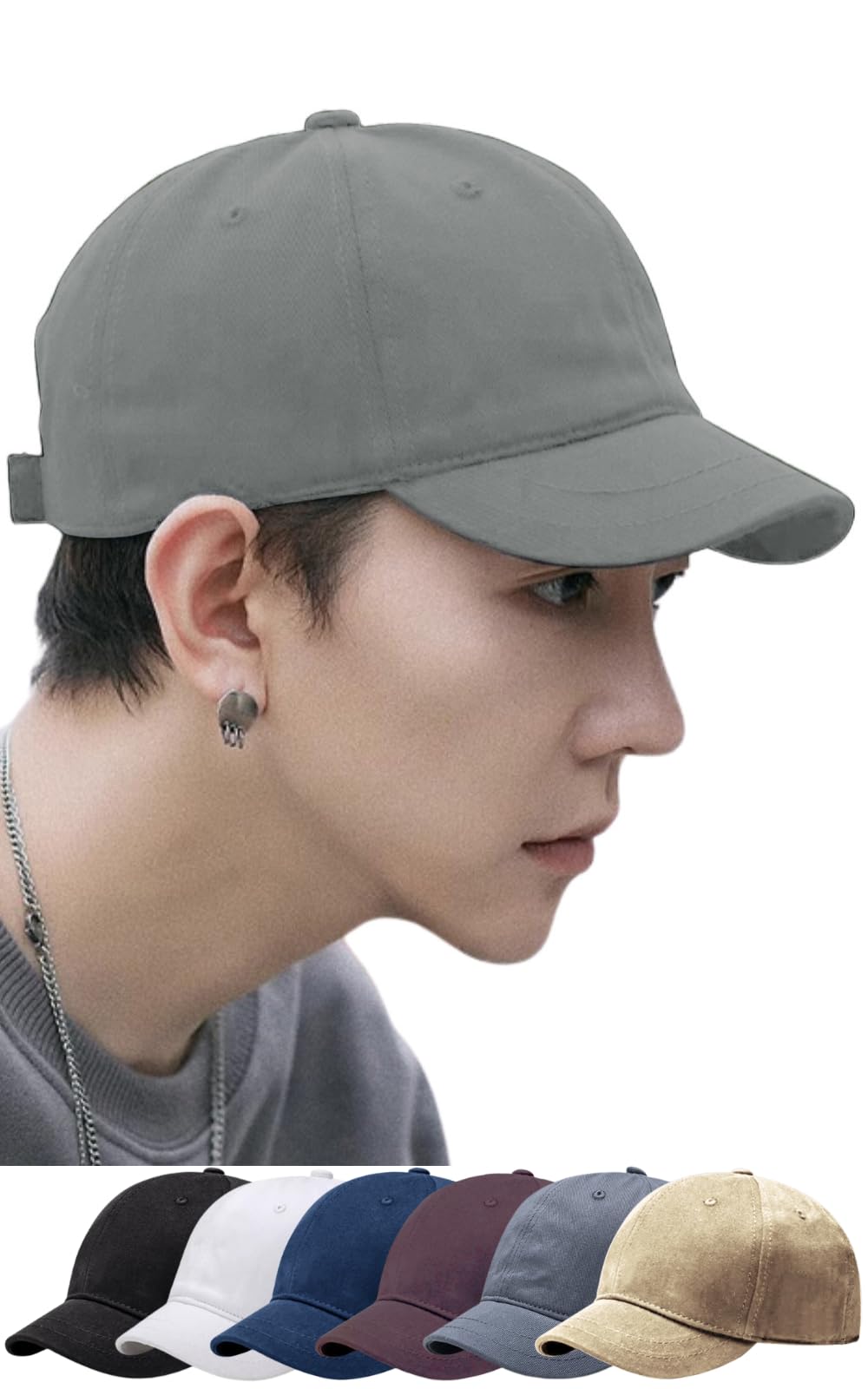 TERTIS Бейсболка судьи с коротким козырьком однотонная для велоспорта и гольфа Одна мужская кепка, хлопок, цвет, мягкая, дышащая, (JP, Алфавит, Размер, Серый) серый
TERTIS Бейсболка судьи с коротким козырьком однотонная для велоспорта и гольфа Одна мужская кепка, хлопок, цвет, мягкая, дышащая, (JP, Алфавит, Размер, Серый) серый