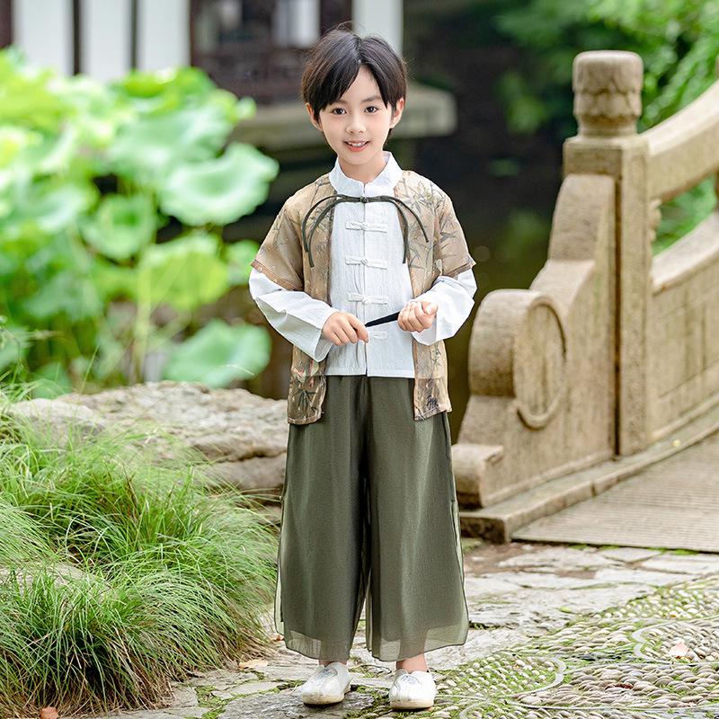 Детский традиционный костюм Тан из бамбуковых листьев - Ханфу с длинным рукавом для весны и осени 2025 160 cm
Детский традиционный костюм Тан из бамбуковых листьев - Ханфу с длинным рукавом для весны и осени 2025 160 cm