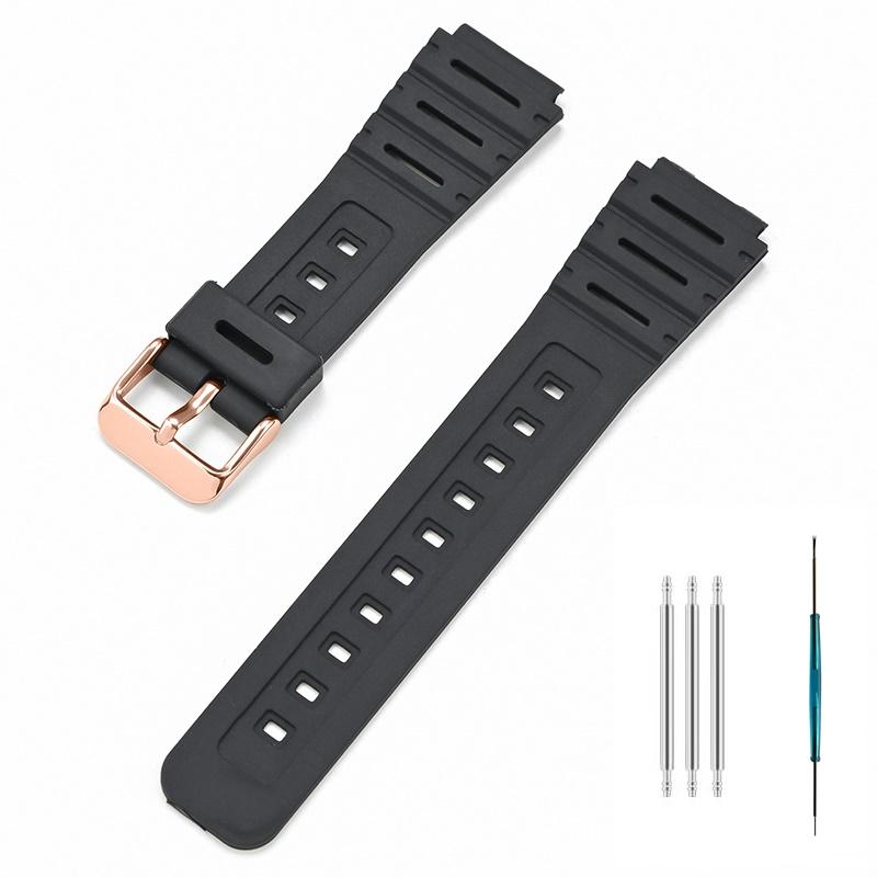 For Casio Watch CA-53W CA-61W FT-100W W-520U Watchband Resin Strap Convex Waterproof Bracelet Men Wristband With Tool Accessory 18mm
For Casio Watch CA-53W CA-61W FT-100W W-520U Watchband Resin Strap Convex Waterproof Bracelet Men Wristband With Tool Accessory 18mm