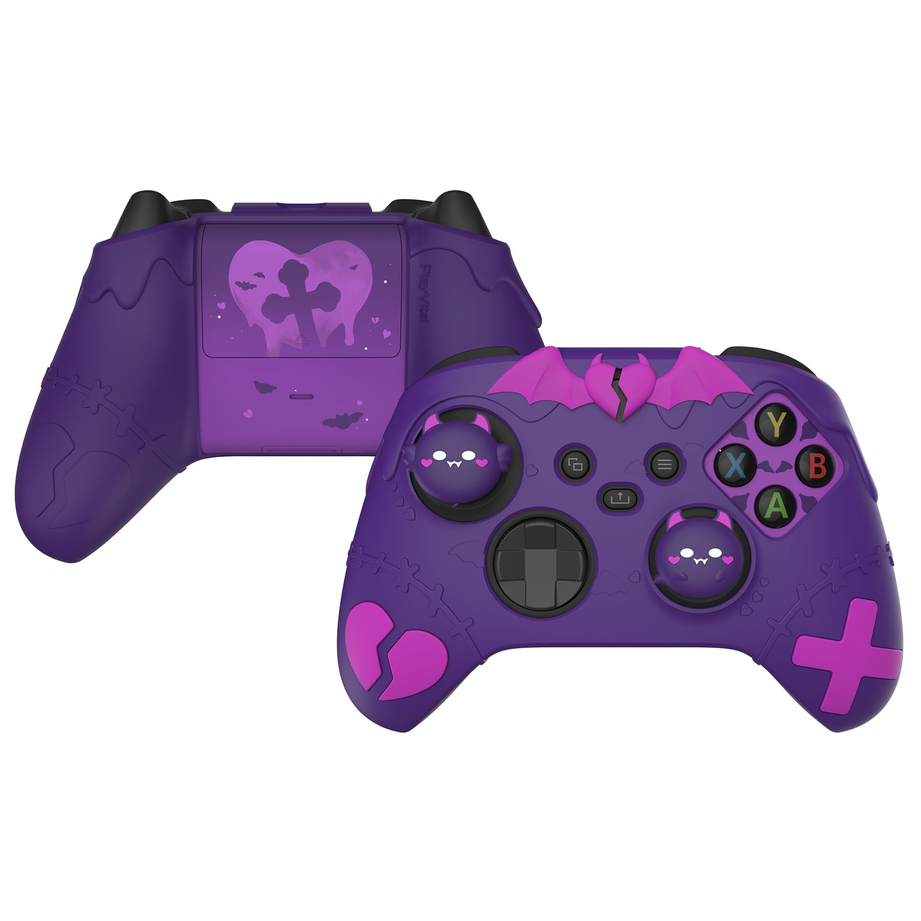 PlayVital Gothic Imp Series Милий силіконовий чохол для Xbox Series XS grip силіконова силіконова захисна накладка для Xbox Core захисна кришка для великого пальця
PlayVital Gothic Imp Series Милий силіконовий чохол для Xbox Series XS grip силіконова силіконова захисна накладка для Xbox Core захисна кришка для великого пальця