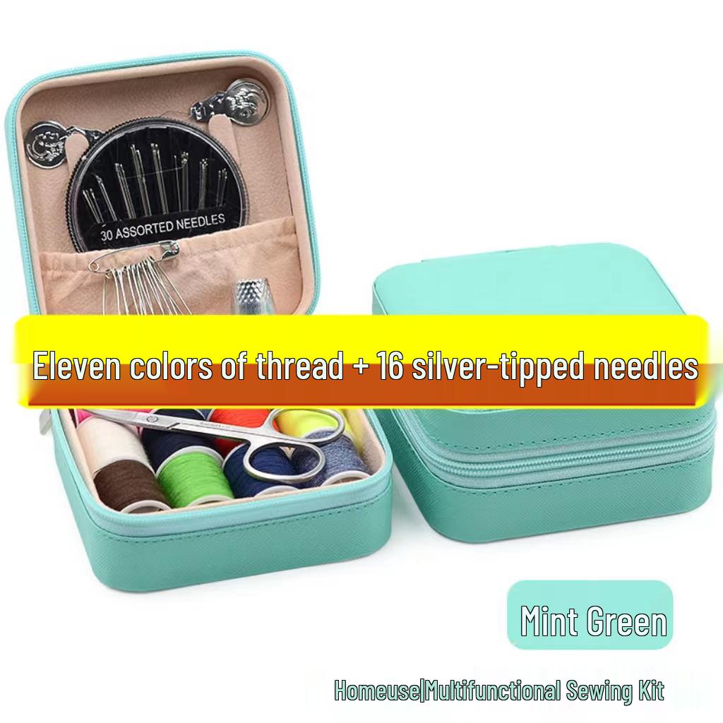 Compact Home Sewing Kit: Portable Thread & Tools for Hand Sewing, Mending, Dorm Use.
Compact Home Sewing Kit: Portable Thread & Tools for Hand Sewing, Mending, Dorm Use.
