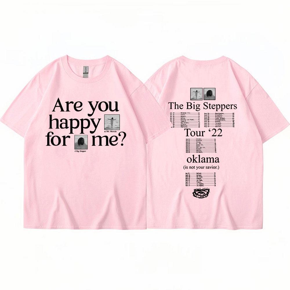 Kendrick Lamar T Shirt Are You Happy for Me The Big Steppers Tour Okalama T-shirts Unisex Hip Hop Fashion Tees Streetwear 3XL
Kendrick Lamar T Shirt Are You Happy for Me The Big Steppers Tour Okalama T-shirts Unisex Hip Hop Fashion Tees Streetwear 3XL