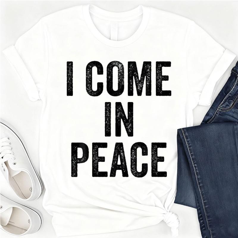 I Come in Peace Im Peace Funny Matching Couple Lovers 100 Cotton TShirt Shirts Graphic T Shirts Harajuku Short Sleeve Tee Tops 4XL
I Come in Peace Im Peace Funny Matching Couple Lovers 100 Cotton TShirt Shirts Graphic T Shirts Harajuku Short Sleeve Tee Tops 4XL