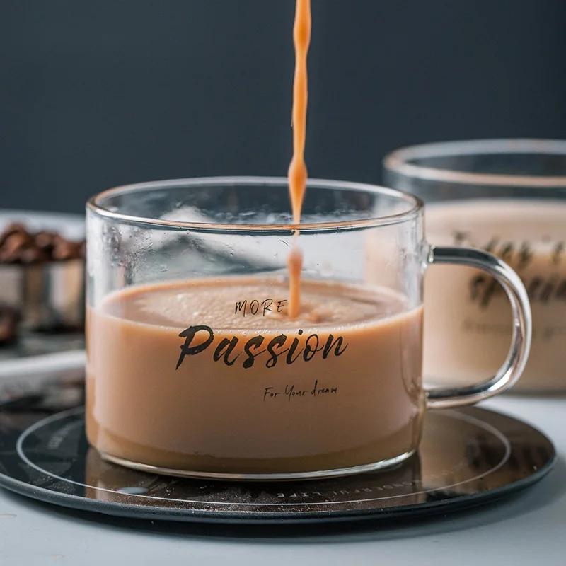 500ml Creative letter glass mug,large belt with juice mug office teacup dessert cup oatmeal breakfast cup milk Drinkware 500ml
500ml Creative letter glass mug,large belt with juice mug office teacup dessert cup oatmeal breakfast cup milk Drinkware 500ml