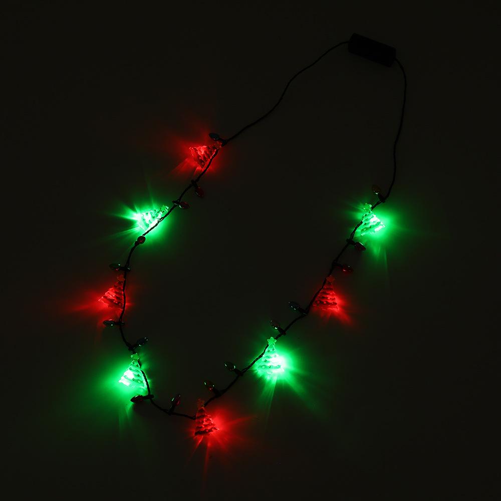 LED Christmas Necklace with Mini Light Bulbs featuring Santa, Snowman, and Tree Circumference: Approx. 84 cm
LED Christmas Necklace with Mini Light Bulbs featuring Santa, Snowman, and Tree Circumference: Approx. 84 cm