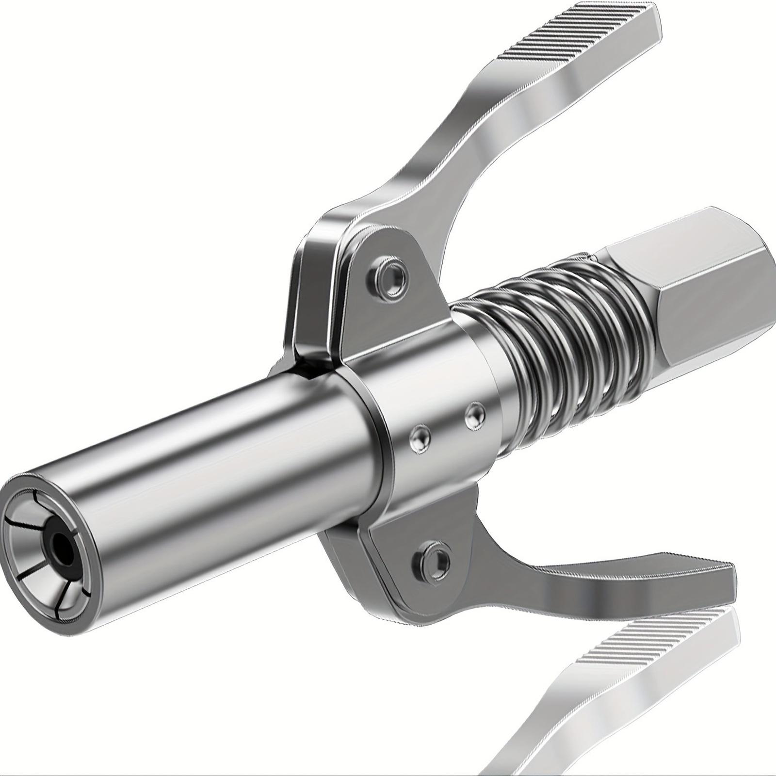 Grease Coupler Grease Nozzle Lubricant 10000 PSI NPTI/8 High Pressure Tip Tools Oil Car Syringe Stainless Steel One Size
Grease Coupler Grease Nozzle Lubricant 10000 PSI NPTI/8 High Pressure Tip Tools Oil Car Syringe Stainless Steel One Size