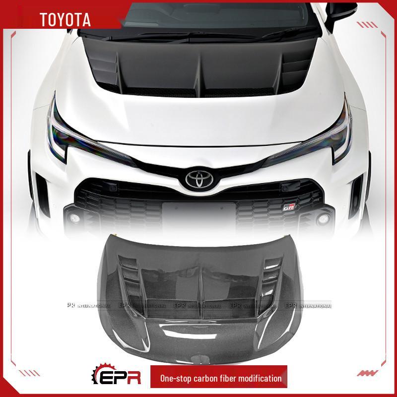 Toyota GR Corolla Varis-Style Vented Carbon Fiber Hood Resin Fiber (Requires Painting)
Toyota GR Corolla Varis-Style Vented Carbon Fiber Hood Resin Fiber (Requires Painting)