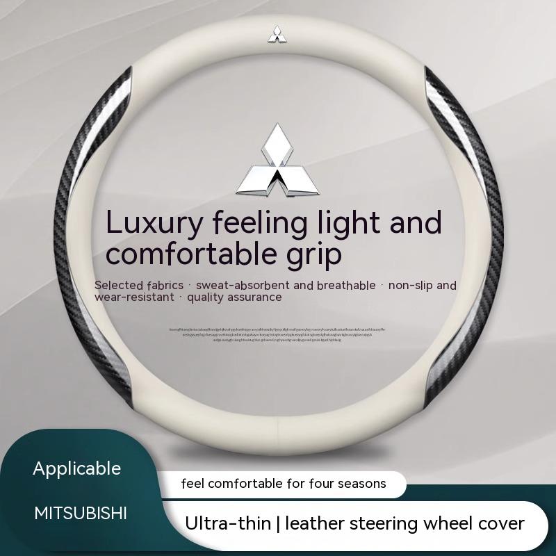 For Mitsubishi Outlander Pajero Asx Colt Lancer EX Evolution L200 Triton RALLIART Leather Car Carbon fiber Steering Wheel Cover
For Mitsubishi Outlander Pajero Asx Colt Lancer EX Evolution L200 Triton RALLIART Leather Car Carbon fiber Steering Wheel Cover
