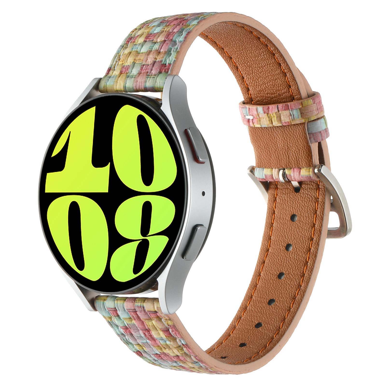 For GarminActive 5/Samsung Galaxy Watch6 Classic 47mm 43mm Watch Band 20mm Braided PU Leather Wrist Strap Pink Blue
For GarminActive 5/Samsung Galaxy Watch6 Classic 47mm 43mm Watch Band 20mm Braided PU Leather Wrist Strap Pink Blue