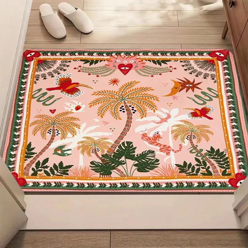 Coconut Tree Printed Carpet Moroccan Ethnic Style Decorative Door Mat Farmhouse Living Room Bedroom Entrance Carpet 40cm x 60cm
Coconut Tree Printed Carpet Moroccan Ethnic Style Decorative Door Mat Farmhouse Living Room Bedroom Entrance Carpet 40cm x 60cm
