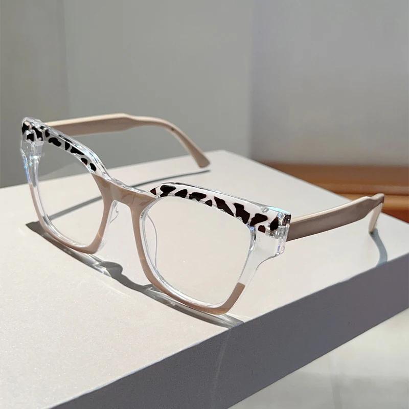 GM LUMIAS Fashion Cat Eye Glasses Women Patchwork Rim Optical Frames 2025 New Trendy Brand Design Blue Light Blocking Eyeglasses as picture shows
GM LUMIAS Fashion Cat Eye Glasses Women Patchwork Rim Optical Frames 2025 New Trendy Brand Design Blue Light Blocking Eyeglasses as picture shows