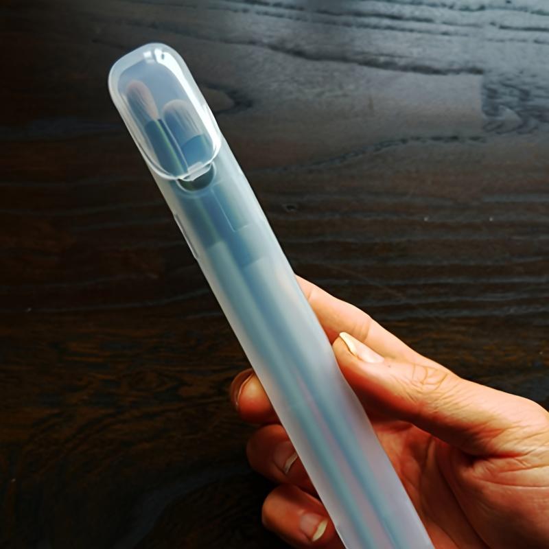 1 шт. Длинный органайзер для макияжа с дизайном открывающейся крышки - Прозрачный цилиндрический кейс для хранения кистей для теней, спонжей для макияжа, аппликаторов
1 шт. Длинный органайзер для макияжа с дизайном открывающейся крышки - Прозрачный цилиндрический кейс для хранения кистей для теней, спонжей для макияжа, аппликаторов