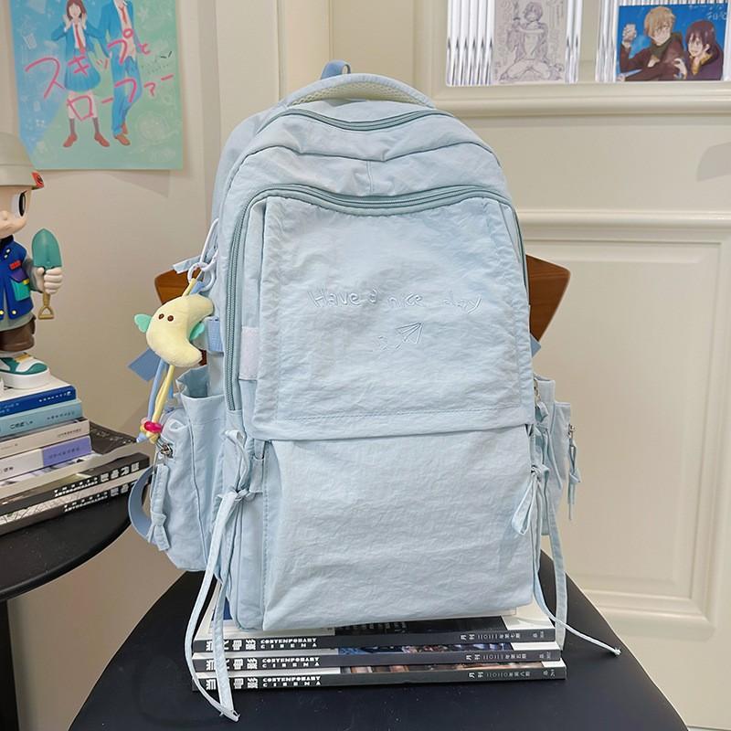 New 2025 Nylon Small Fresh Ultra-light Student Campus Backpack Women All-matching Large Capacity High School Schoolbag No pendant синій
New 2025 Nylon Small Fresh Ultra-light Student Campus Backpack Women All-matching Large Capacity High School Schoolbag No pendant синій