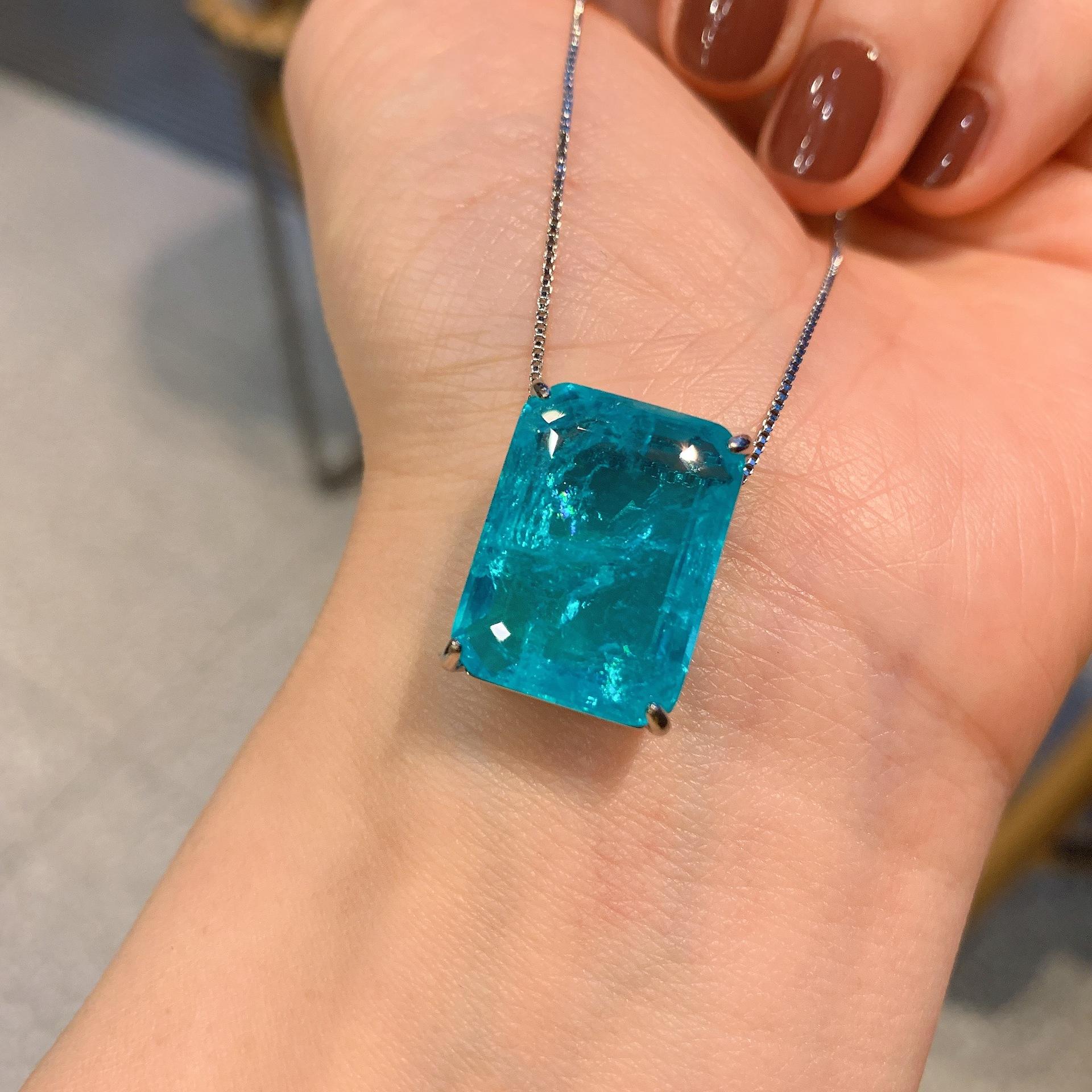 Параиба синие прямоугольные серьги-гвоздики кулон модные простые женские
Параиба синие прямоугольные серьги-гвоздики кулон модные простые женские