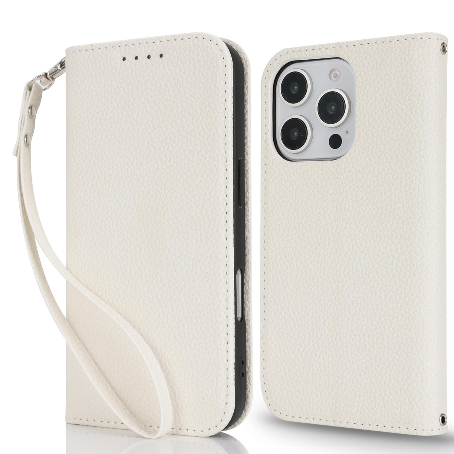 Stand Case for iPhone 16 Pro Max Litchi Texture Leather Flip Phone Cover with Strap/Wallet H
Stand Case for iPhone 16 Pro Max Litchi Texture Leather Flip Phone Cover with Strap/Wallet H