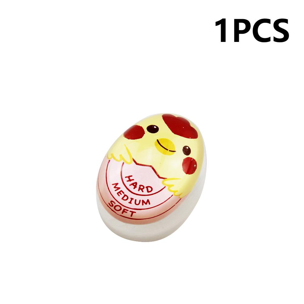 1/5 шт., меняющий цвет пластиковый будильник для вареных яиц, милый таймер для варки яиц, мини-таймер для варки яиц, будильник для вареных яиц для кухни