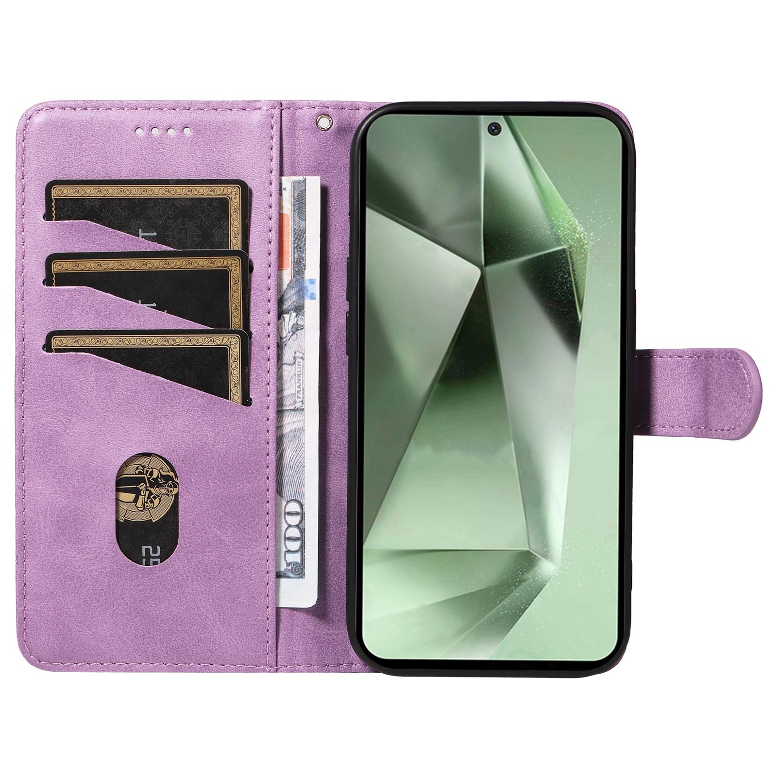 For Samsung Galaxy S24 FE Case PU Leather Wallet Card Slots Phone Cover Light Purple
For Samsung Galaxy S24 FE Case PU Leather Wallet Card Slots Phone Cover Light Purple