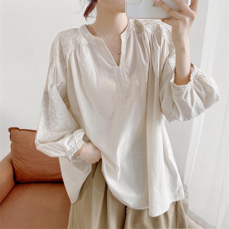 “3187 Spring V-neck Cotton Linen Top: French Mature Style, Plus Size” 2XL абрикосовий
“3187 Spring V-neck Cotton Linen Top: French Mature Style, Plus Size” 2XL абрикосовий