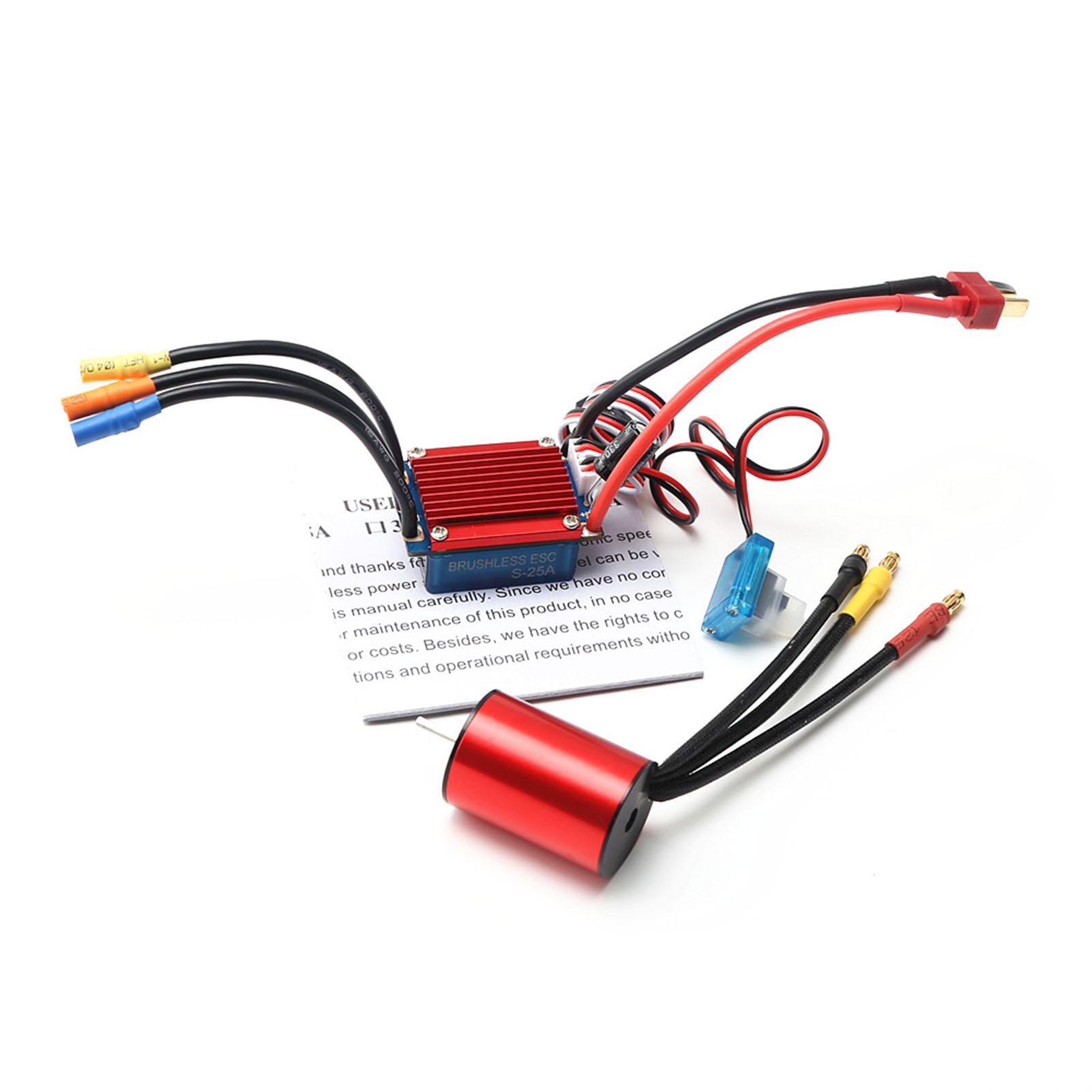 S2430 7200KV Brushless Motor 4P Sensorless 25A Brushless ESC Electric Speed Controller 2.2KG Servo for 1 16 1 18 RC Car червоний
S2430 7200KV Brushless Motor 4P Sensorless 25A Brushless ESC Electric Speed Controller 2.2KG Servo for 1 16 1 18 RC Car червоний