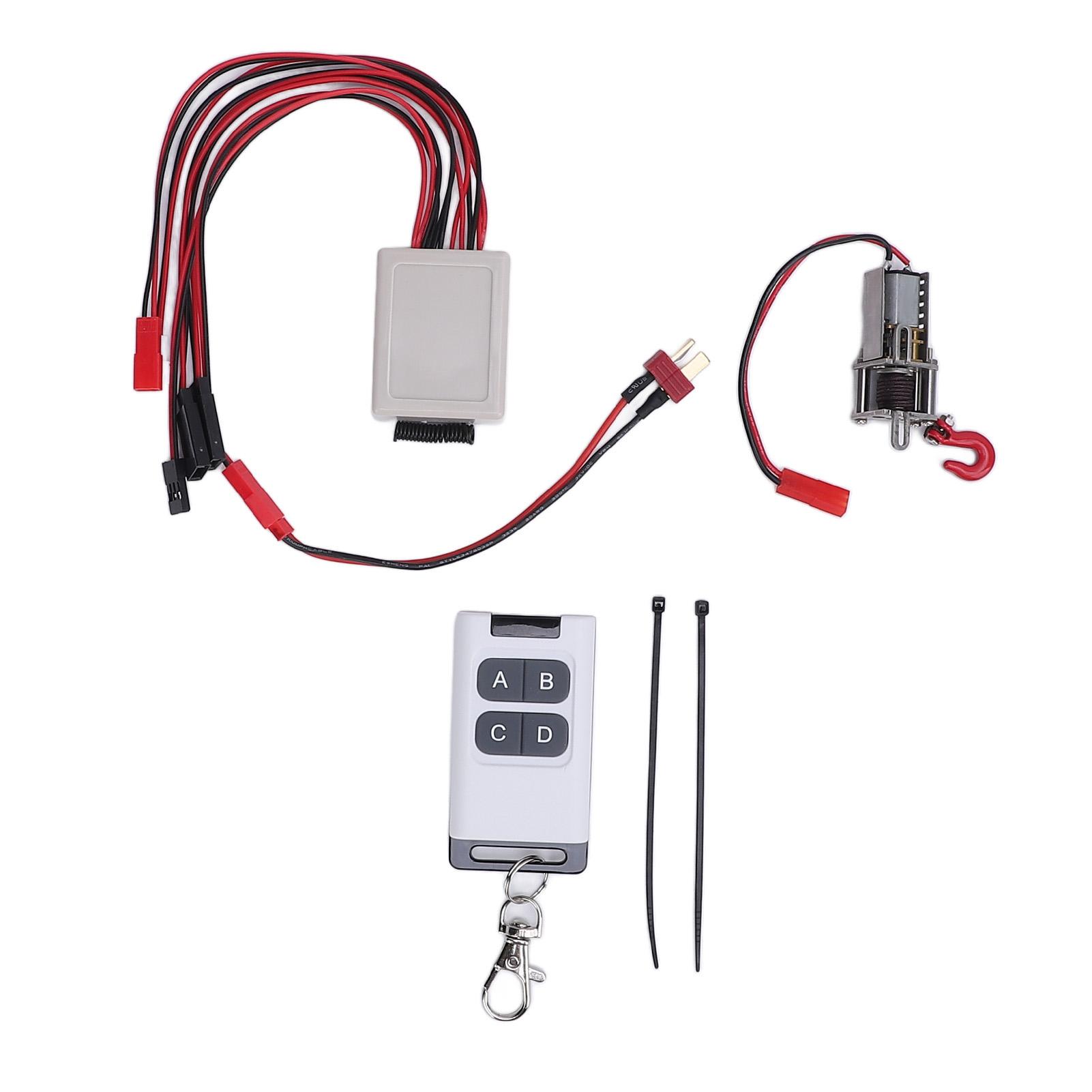 RC Winch Controller Kit JST Female Connector RC Metal Winch with Remote Control for WPL C14 C24 C34
RC Winch Controller Kit JST Female Connector RC Metal Winch with Remote Control for WPL C14 C24 C34