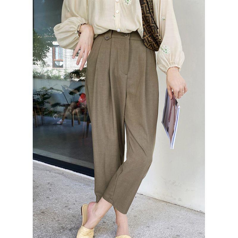 Plus size women clothing Spring and Summer Chubby Sister mm Suit Wide Leg High Waist Loose Slimming Capri Straight Pants 100.00kg Smoke Brown 3XL(Recommendations 160-180)
Plus size women clothing Spring and Summer Chubby Sister mm Suit Wide Leg High Waist Loose Slimming Capri Straight Pants 100.00kg Smoke Brown 3XL(Recommendations 160-180)