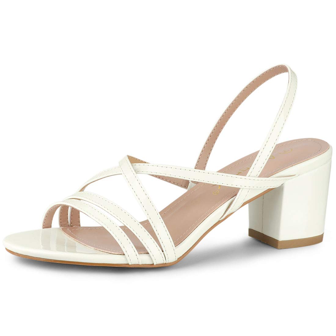Allegra K Strap Slingback Sandals, Chunky Heel, Women s, White, Size 26.0cm
Allegra K Strap Slingback Sandals, Chunky Heel, Women s, White, Size 26.0cm
