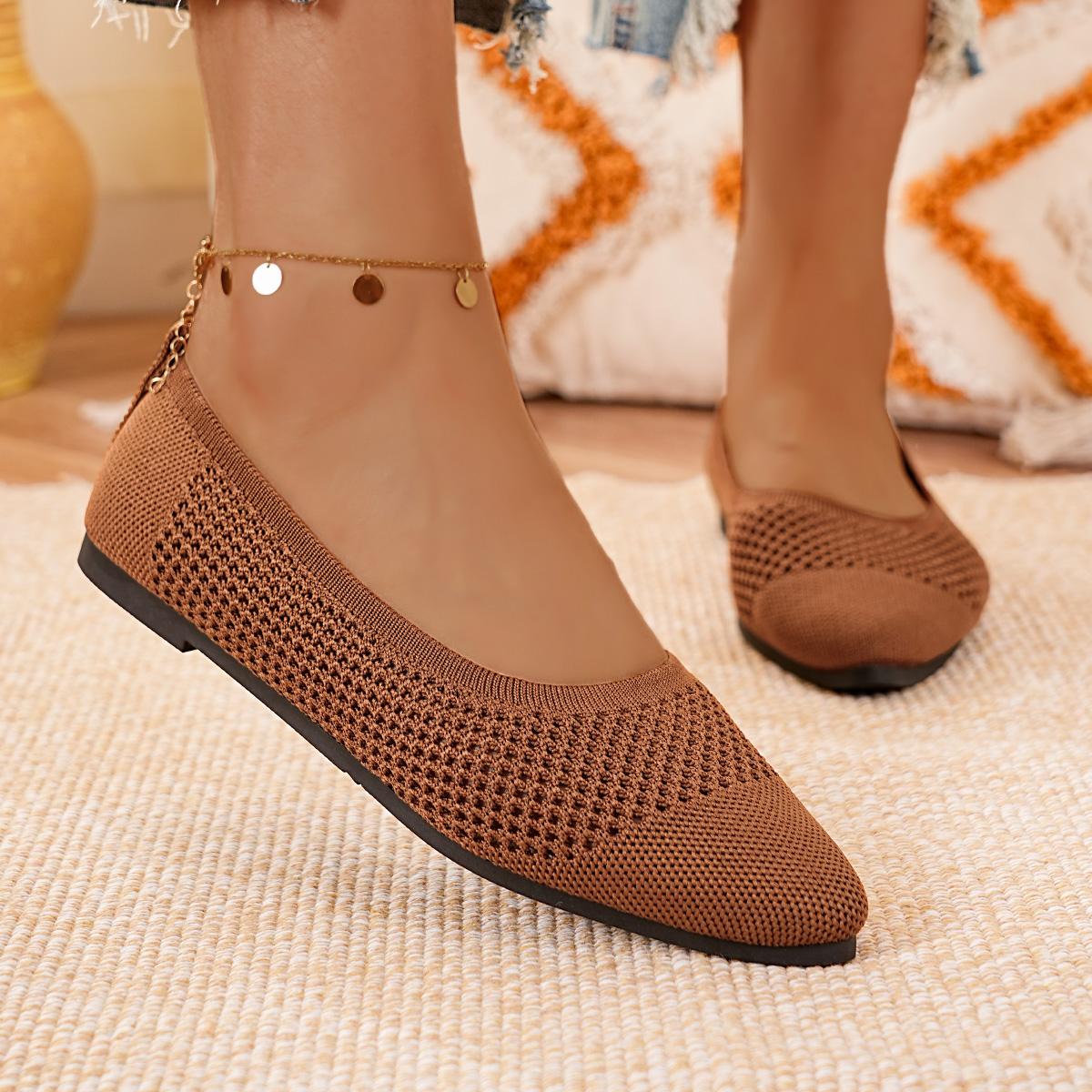 Fashionable Shallow Mouth Lightweight Comfortable Flat Shoes for Women Summer New Pointed Mesh Breathable Casual Single Shoes 43 светло-коричневого
Fashionable Shallow Mouth Lightweight Comfortable Flat Shoes for Women Summer New Pointed Mesh Breathable Casual Single Shoes 43 светло-коричневого