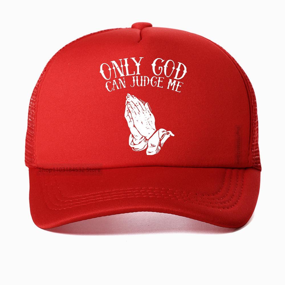 Unisexs summer fashionable casual sports cap only GOD CAN JUDGE ME printed baseball caps Breathable adjustable trucker hat Adjustable
Unisexs summer fashionable casual sports cap only GOD CAN JUDGE ME printed baseball caps Breathable adjustable trucker hat Adjustable
