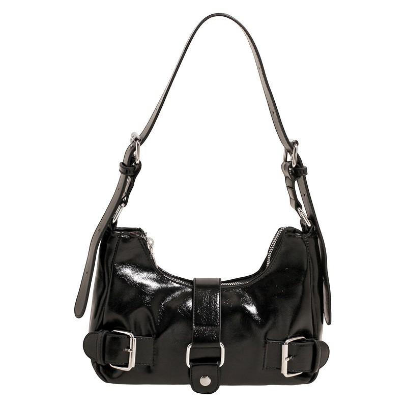 Hong Kong Style Commuting Armpit Bag Fashionable Hot Girl Motorcycle Temperament All-matching One-shoulder Cross-body чорний
Hong Kong Style Commuting Armpit Bag Fashionable Hot Girl Motorcycle Temperament All-matching One-shoulder Cross-body чорний