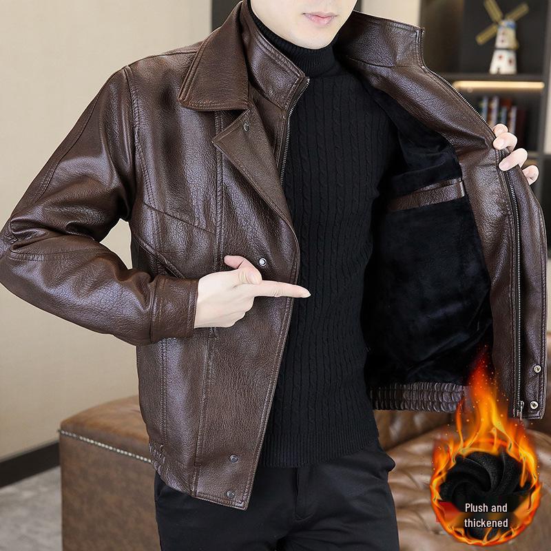 A8 Winter Men s Faux Two-Piece Leather Jacket with Velvet Lining L кавовий
A8 Winter Men s Faux Two-Piece Leather Jacket with Velvet Lining L кавовий