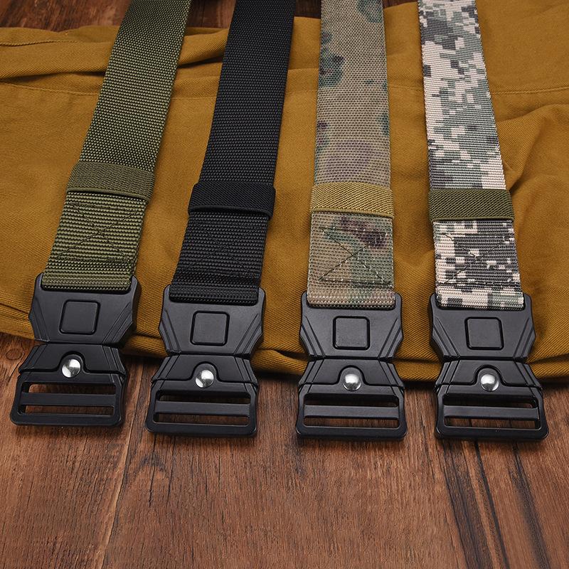 Outdoor Tactical Belt Imitation Nylon Woven Belt Men And Women Multi-Functional Casual Buckle Alloy Buckle Belt New 125cm чорний
Outdoor Tactical Belt Imitation Nylon Woven Belt Men And Women Multi-Functional Casual Buckle Alloy Buckle Belt New 125cm чорний