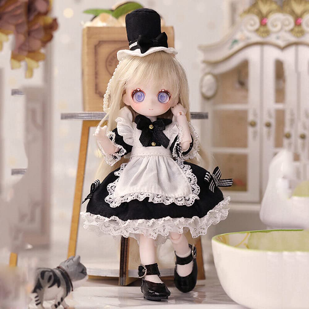 КУКЛА KAKAA BJD Полный набор SD Полимерная шарнирная кукла Ручная работа Милая Волшебная горничная Полный включает 1 Куклу Одежду Обувь Парик Макияж лица Глаза 1/8 14,5 см Набор, белый
КУКЛА KAKAA BJD Полный набор SD Полимерная шарнирная кукла Ручная работа Милая Волшебная горничная Полный включает 1 Куклу Одежду Обувь Парик Макияж лица Глаза 1/8 14,5 см Набор, белый