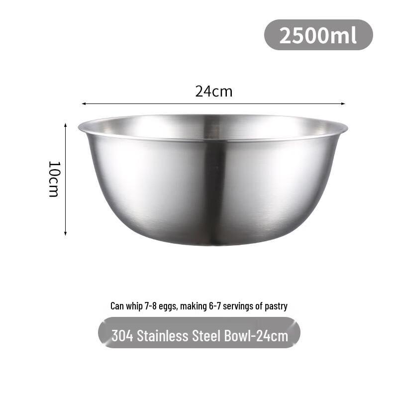 304 Stainless Steel Multi-purpose Draining Bowl with Scale
304 Stainless Steel Multi-purpose Draining Bowl with Scale