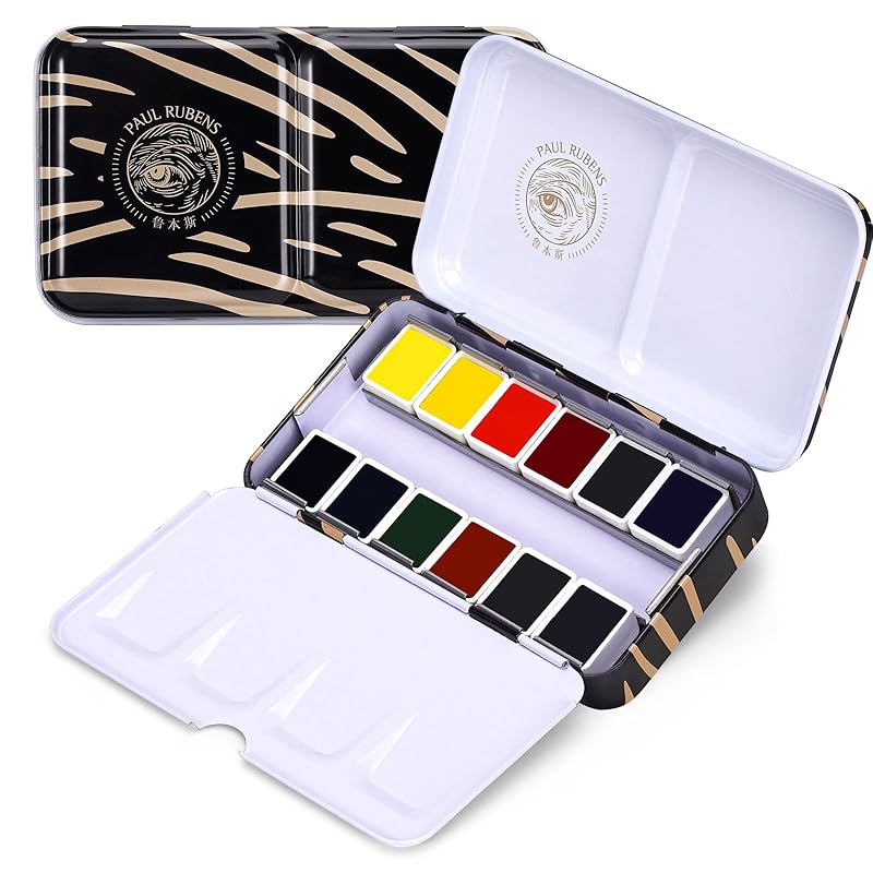 Paul Rubens artist watercolor paint set 12 vibrant colors Comes in a portable box perfect for travel professional watercolor set For artists,
Paul Rubens artist watercolor paint set 12 vibrant colors Comes in a portable box perfect for travel professional watercolor set For artists,