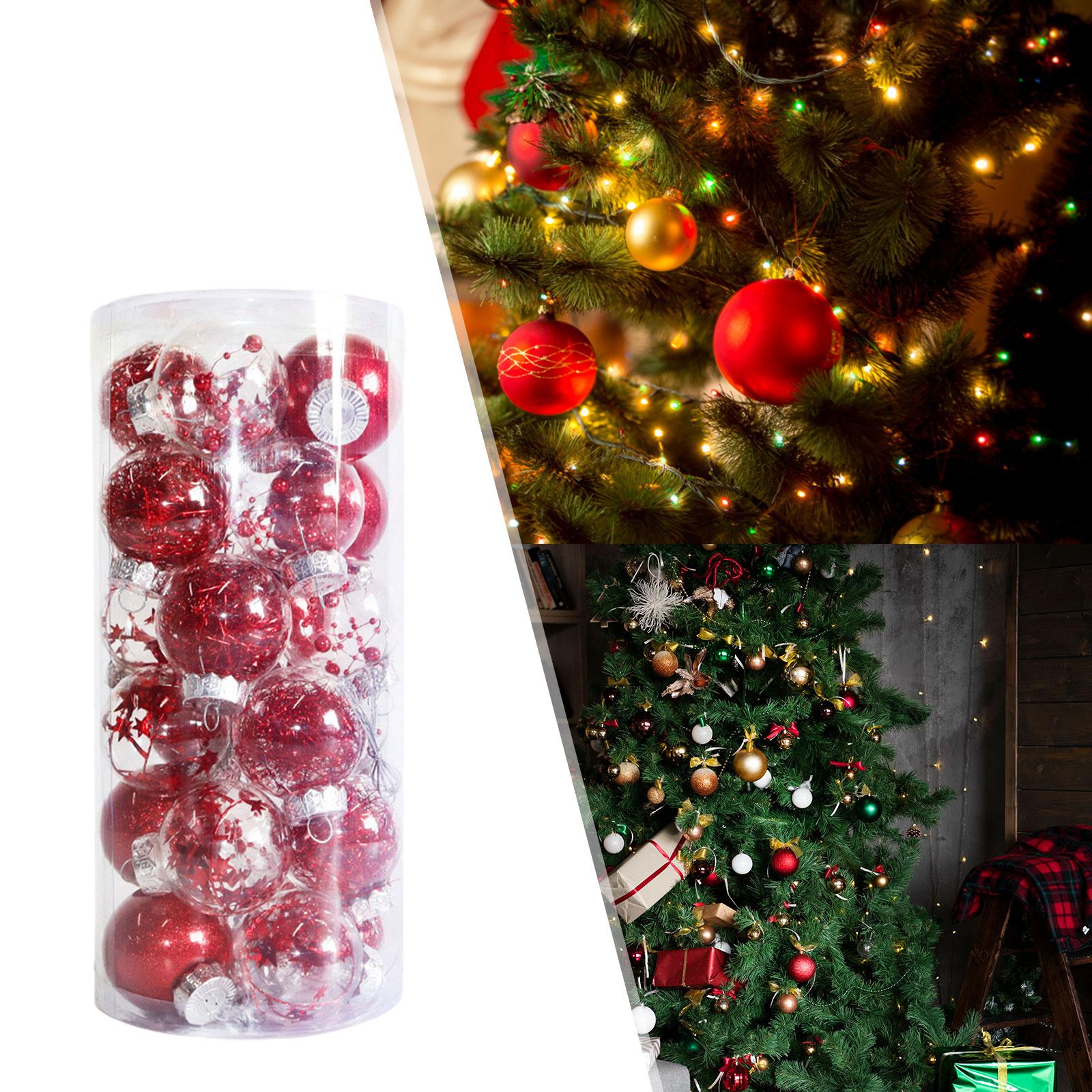 24x Christmas Balls Ornaments Xmas Tree Decorations for Birthday Festival красный
24x Christmas Balls Ornaments Xmas Tree Decorations for Birthday Festival красный