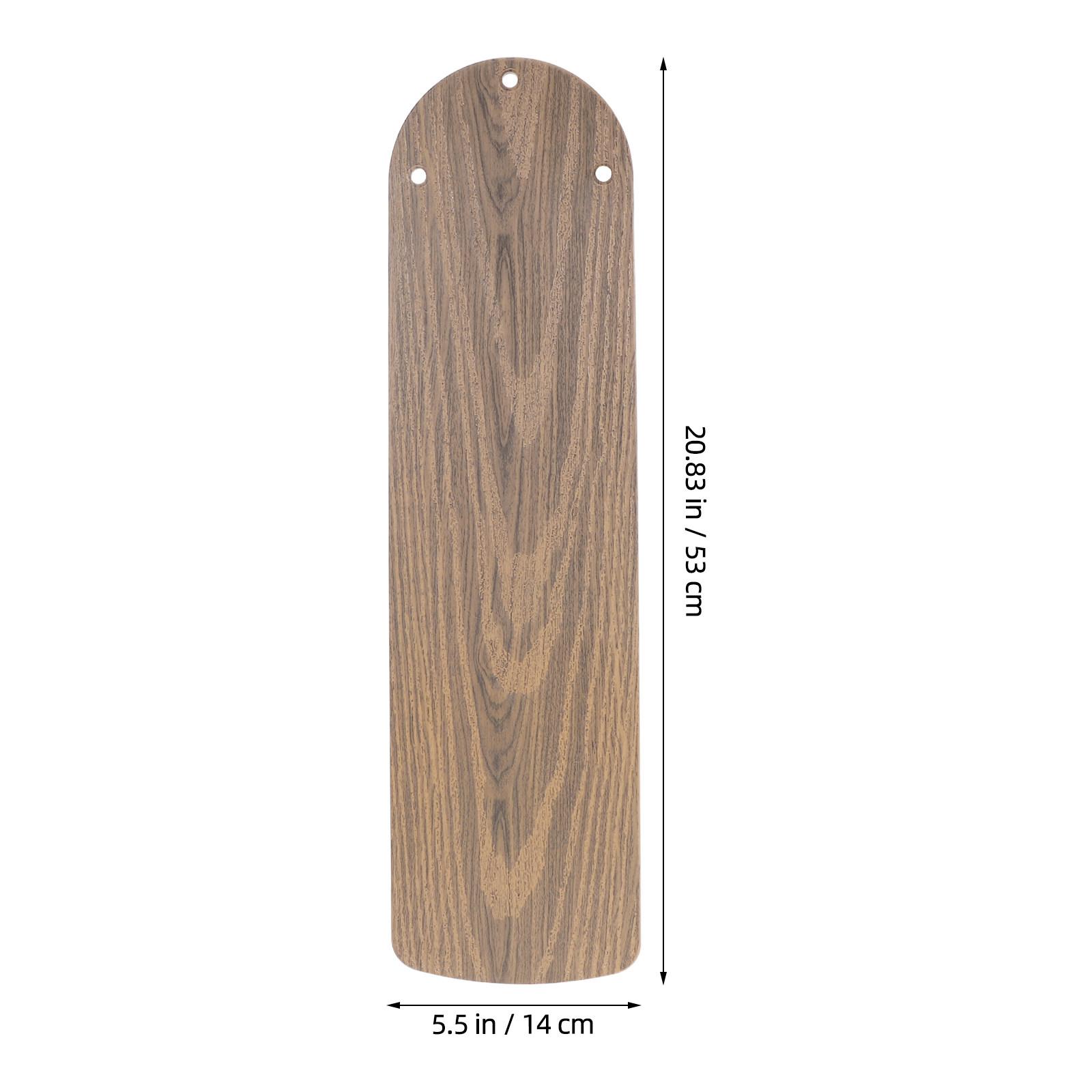 20 Inch Universal Ceiling Fan Blade Replacement Plastic Wood Grain Fan Blades Easy Installation Quiet Bedroom Home Office Use
20 Inch Universal Ceiling Fan Blade Replacement Plastic Wood Grain Fan Blades Easy Installation Quiet Bedroom Home Office Use