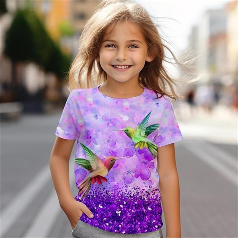 Children s Butterfly Printed Multi-color T-shirts Girls Fashionable Soft Comfortable T-shirts 150
Children s Butterfly Printed Multi-color T-shirts Girls Fashionable Soft Comfortable T-shirts 150