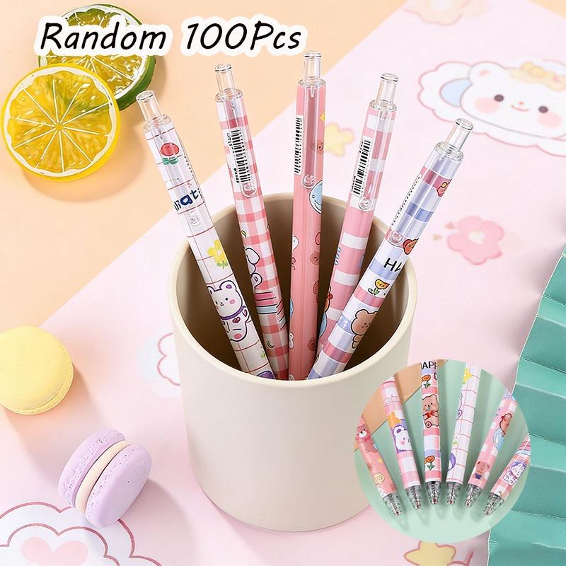 1pc New Type Neutral Pens Kawaii 0.5mm Cute Cartoon Bear Writing Gel Pens Student Stationery Gift Learning Office Supplies Back To School Season Random style 1Pc
1pc New Type Neutral Pens Kawaii 0.5mm Cute Cartoon Bear Writing Gel Pens Student Stationery Gift Learning Office Supplies Back To School Season Random style 1Pc