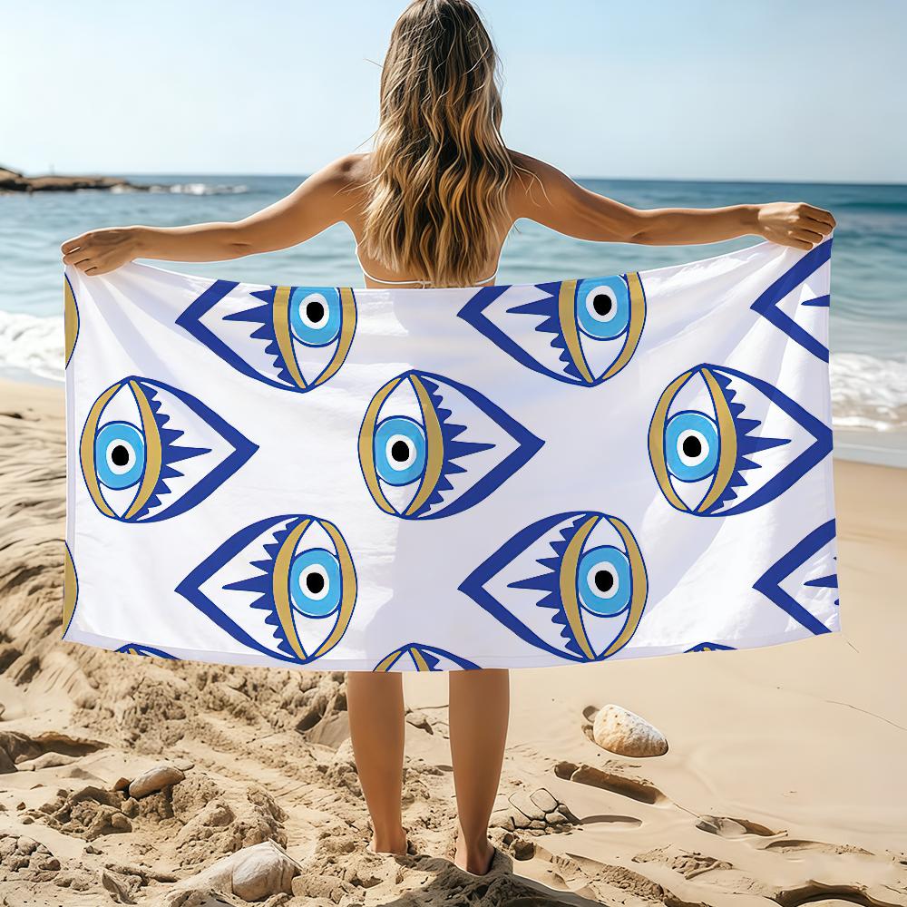 Lucky Eye Blue Evil Eyes Towel Beach Towel Oversized Quick Dry Towel Absorbent Soft Swim BeachTowels for Men Women W30*H60(CM)
Lucky Eye Blue Evil Eyes Towel Beach Towel Oversized Quick Dry Towel Absorbent Soft Swim BeachTowels for Men Women W30*H60(CM)