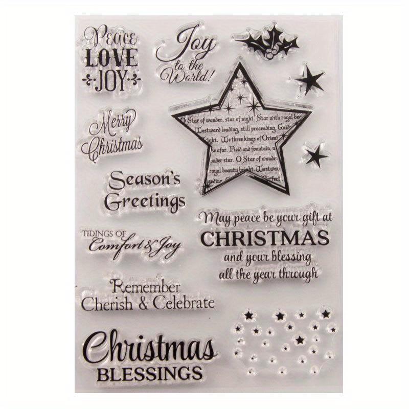1pc Christmas Star Clear Stamps Stamps DIY Greeting Card Embossing Photo Album Decoration Art Handmade Gifts
1pc Christmas Star Clear Stamps Stamps DIY Greeting Card Embossing Photo Album Decoration Art Handmade Gifts