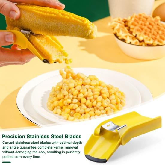 Peeler with Handle Stainless Steel Curved Blade Anti-slip Rubber Foldable Corn Cob Kernel Seperater Stripper Thresher Removal
Peeler with Handle Stainless Steel Curved Blade Anti-slip Rubber Foldable Corn Cob Kernel Seperater Stripper Thresher Removal