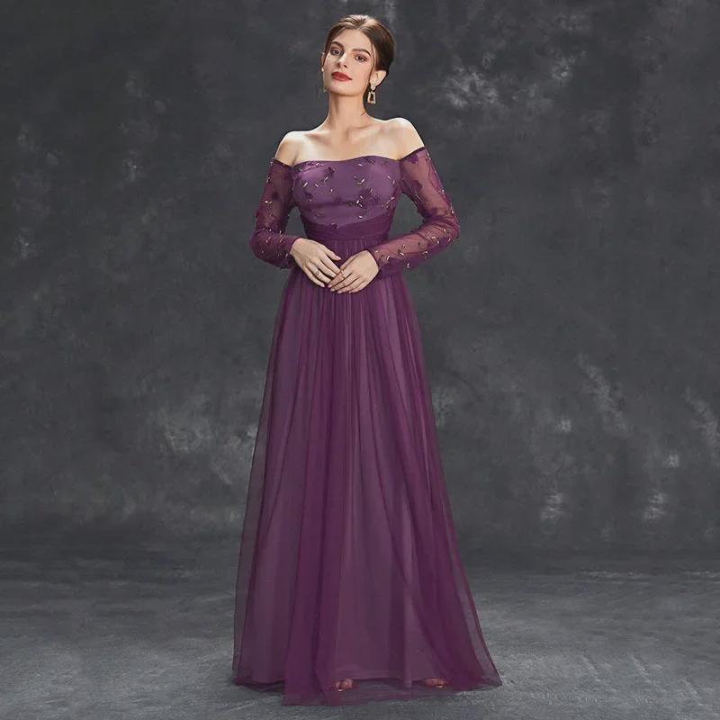 Backless Off-Shoulder Evening Dress 2024 - New European & American Style, Sexy & Elegant Summer Host Dress XL
Backless Off-Shoulder Evening Dress 2024 - New European & American Style, Sexy & Elegant Summer Host Dress XL