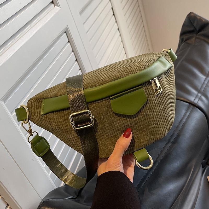 Premium bag women s bag new fashion autumn and winter messenger bag striped velvet women s niche breast bag fanny pack
Premium bag women s bag new fashion autumn and winter messenger bag striped velvet women s niche breast bag fanny pack