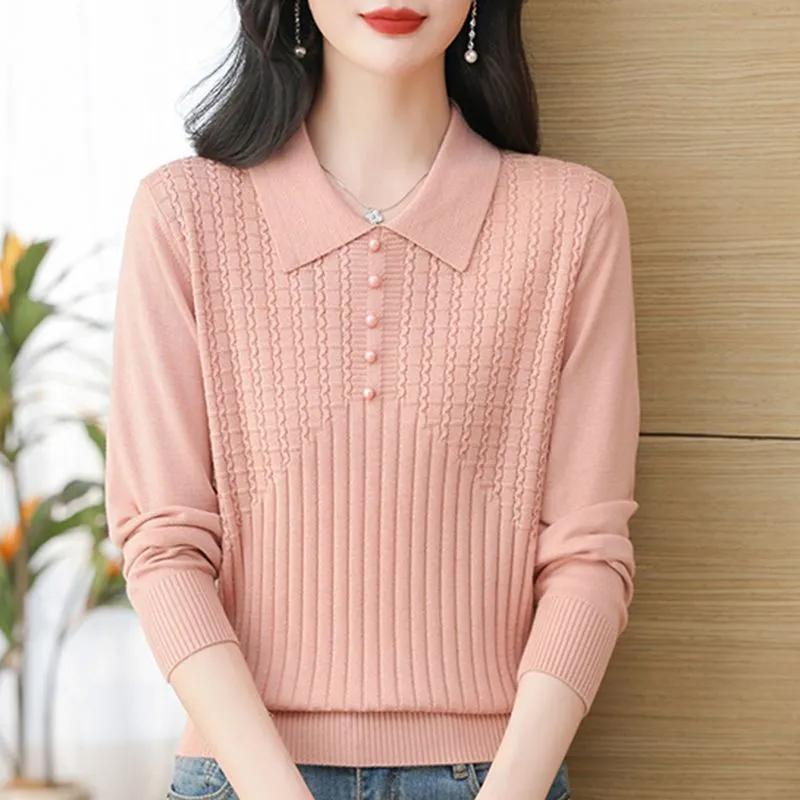 Spring Autumn Women Jumper Sweater Korean Fashion Bottoming Shirts Basic Knitwear Long Sleeve Pullovers Sweater Female Tops XXL рожевий
Spring Autumn Women Jumper Sweater Korean Fashion Bottoming Shirts Basic Knitwear Long Sleeve Pullovers Sweater Female Tops XXL рожевий
