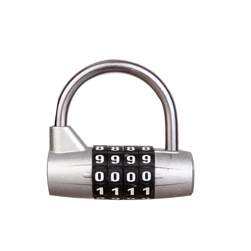 4-Digit Combination Padlock for Gym, Locker, and Dorm Doors
4-Digit Combination Padlock for Gym, Locker, and Dorm Doors
